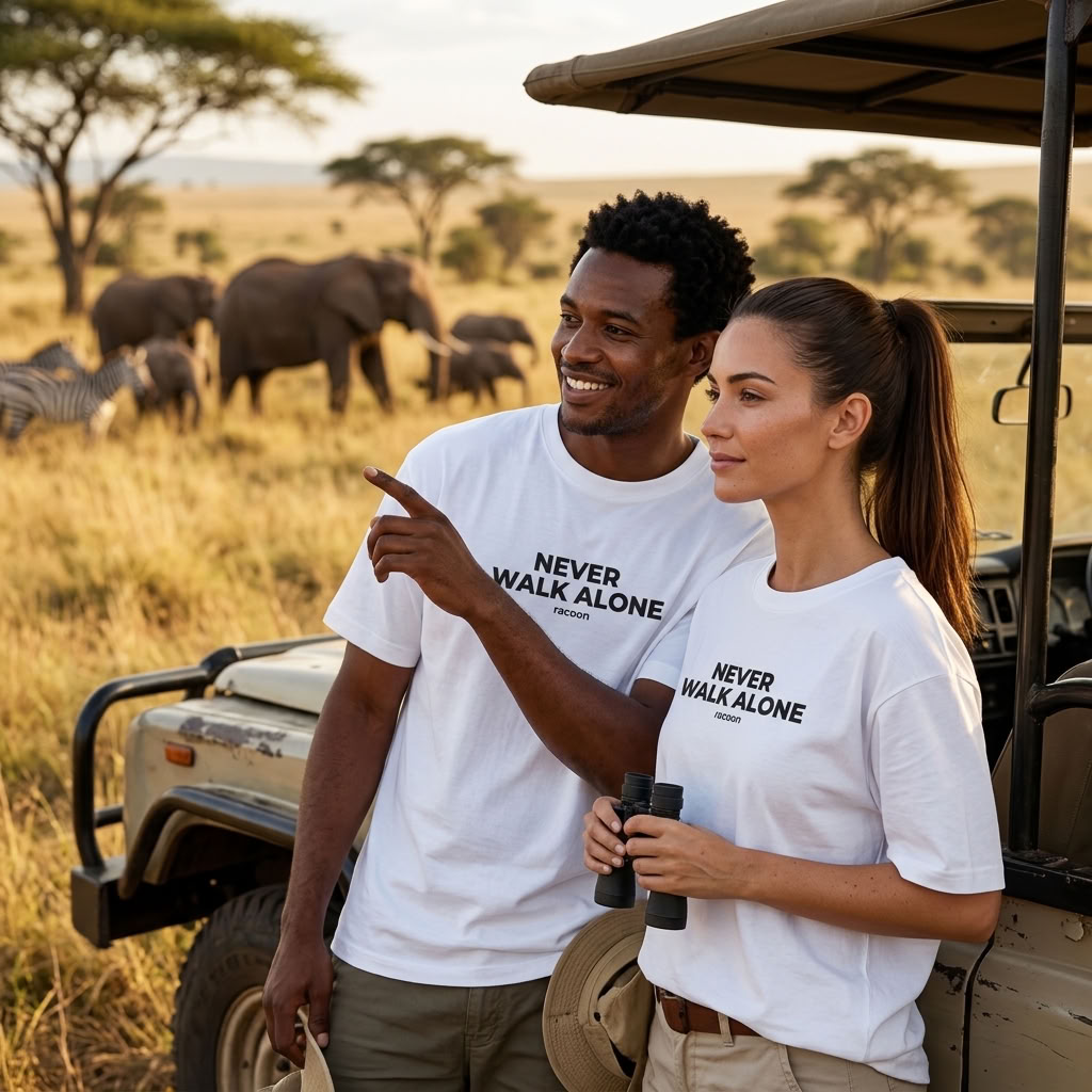 T-Shirts, Never Walk Alone, Safari, Zoo Animals, Binoculars