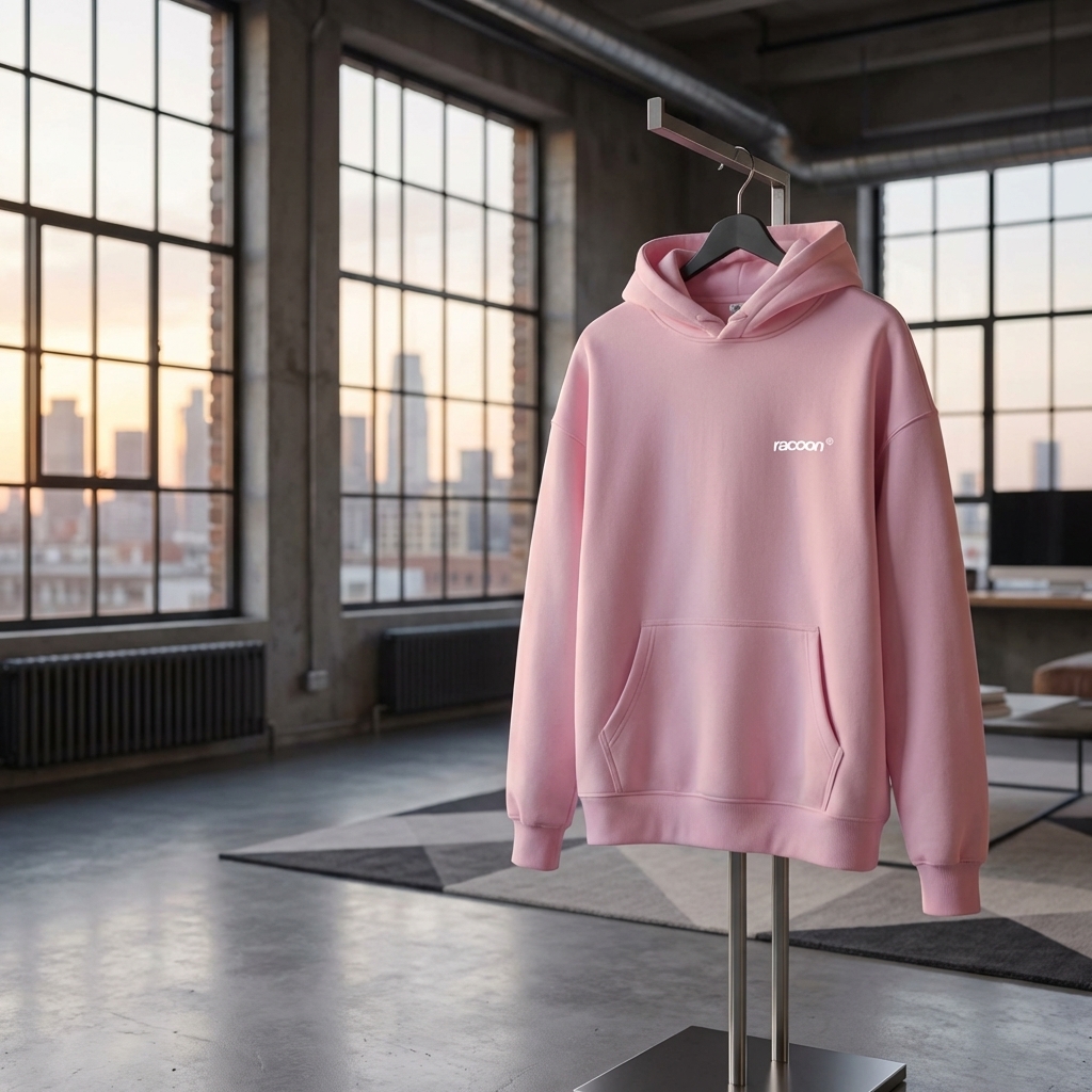 Hoodie, Pullover, Kapuzenpulli, Pouch-Tasche, Rosa, hoodie, pink, pullover, hooded, Tasche