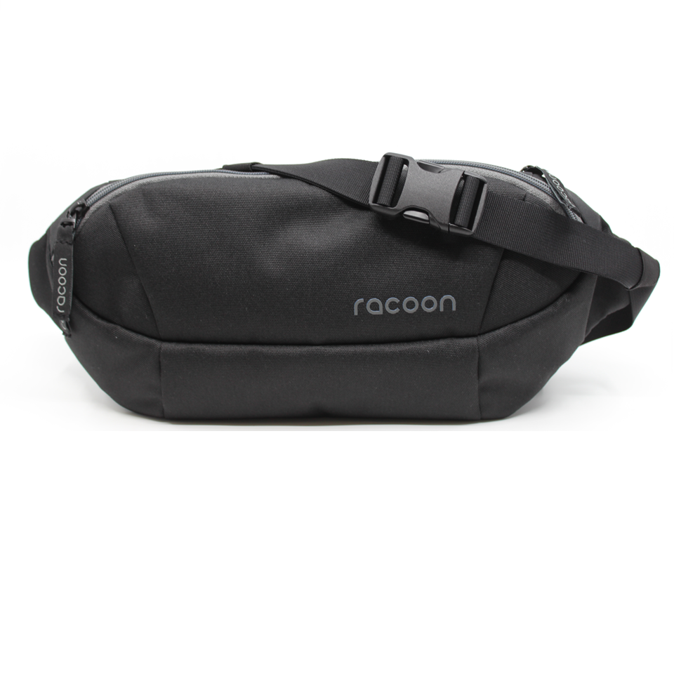 Tasche, Gürteltasche, Reißverschluss, Racoon, Schwarz