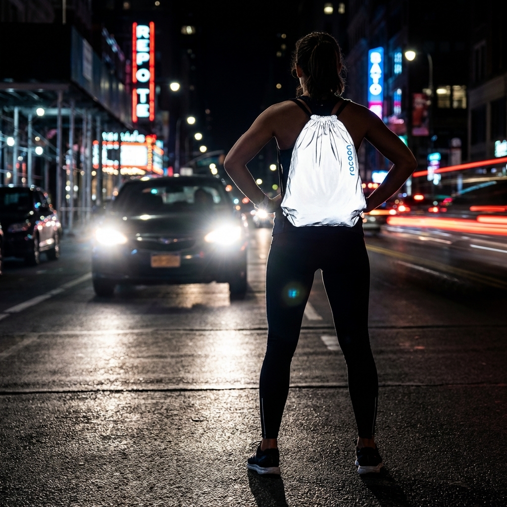 Nachtsport, Sporttop, Tanktop, Laufsport, Reflektierend