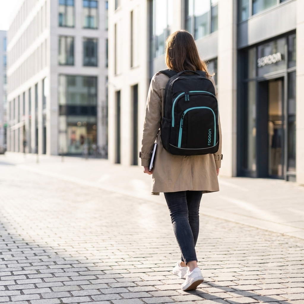 Rucksack, Rucksack, Schulrucksack, Taschengröße, Karo-Backpack