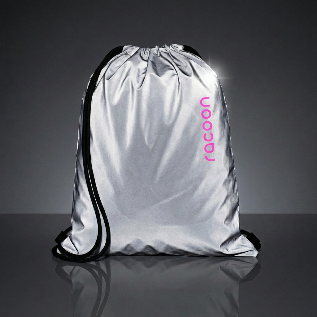 Rucksack, Rucksack silber, Drawstring bag, Metallic backpack, \u0027