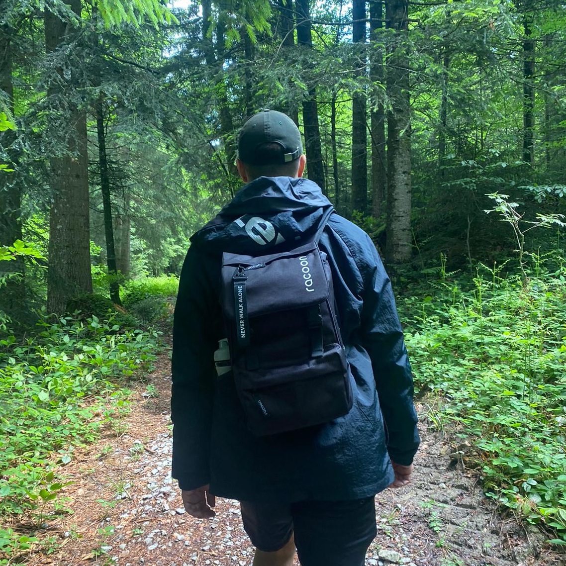 mini racoon backpack
