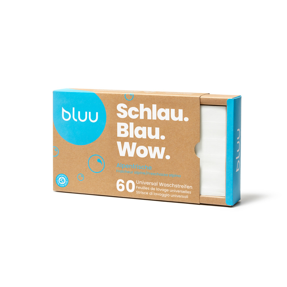 Waschstreifen, Universal, 60er, Alpenfrische, Blau/hellblau
