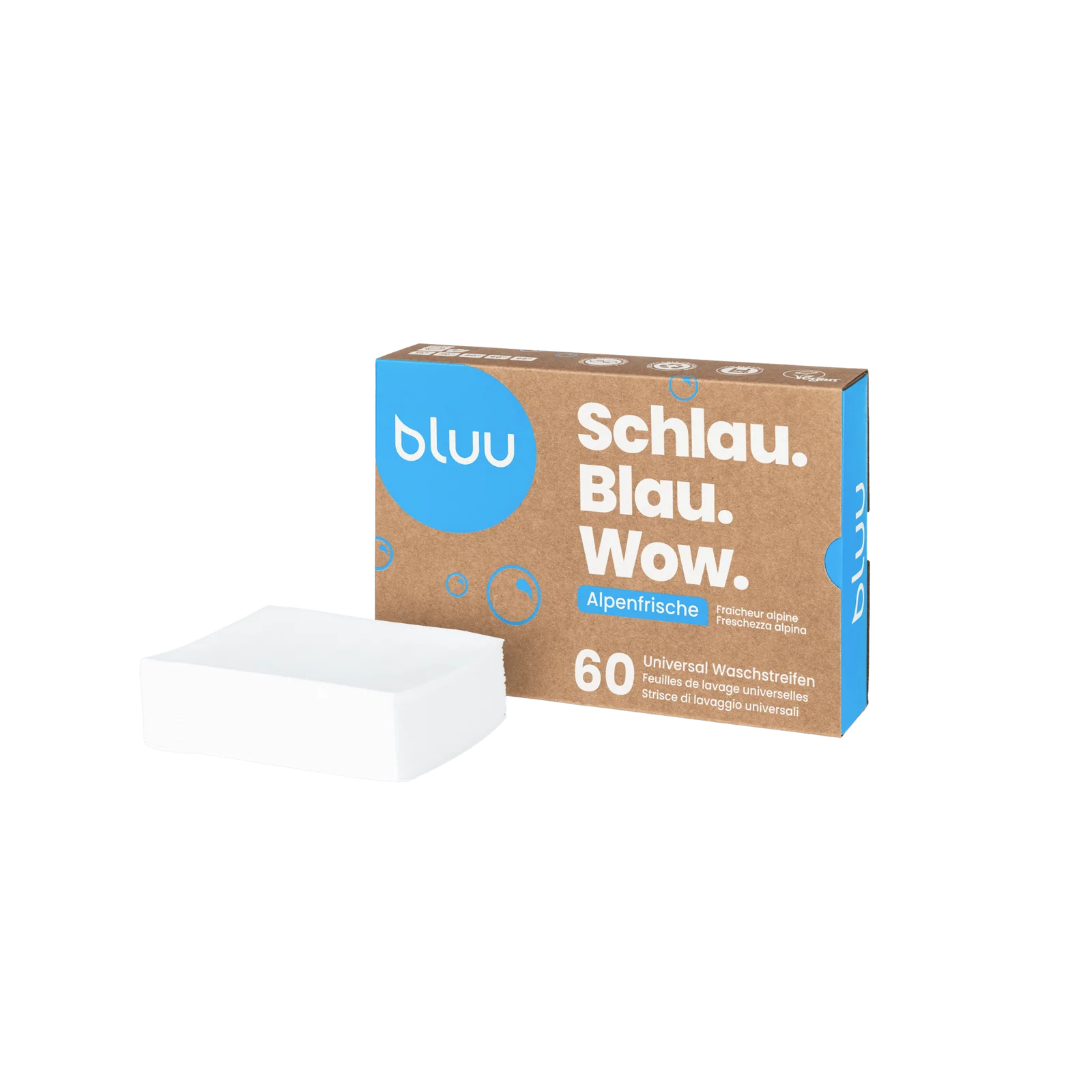 waschschwamm, box, blu, 60 blatt, reinigungsschwamm
