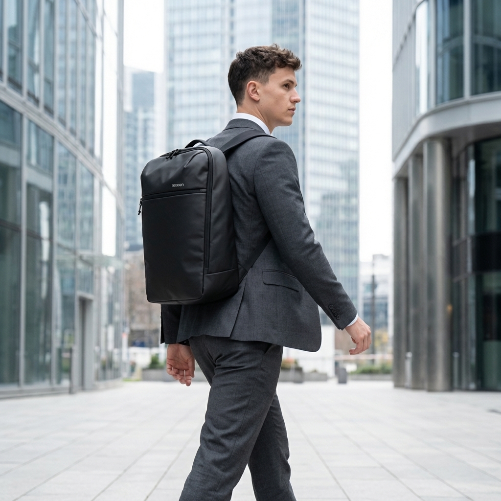 Rucksack, racoon business rucksack, Rucksack, Rucksack, Business, Laptop, Schwarz