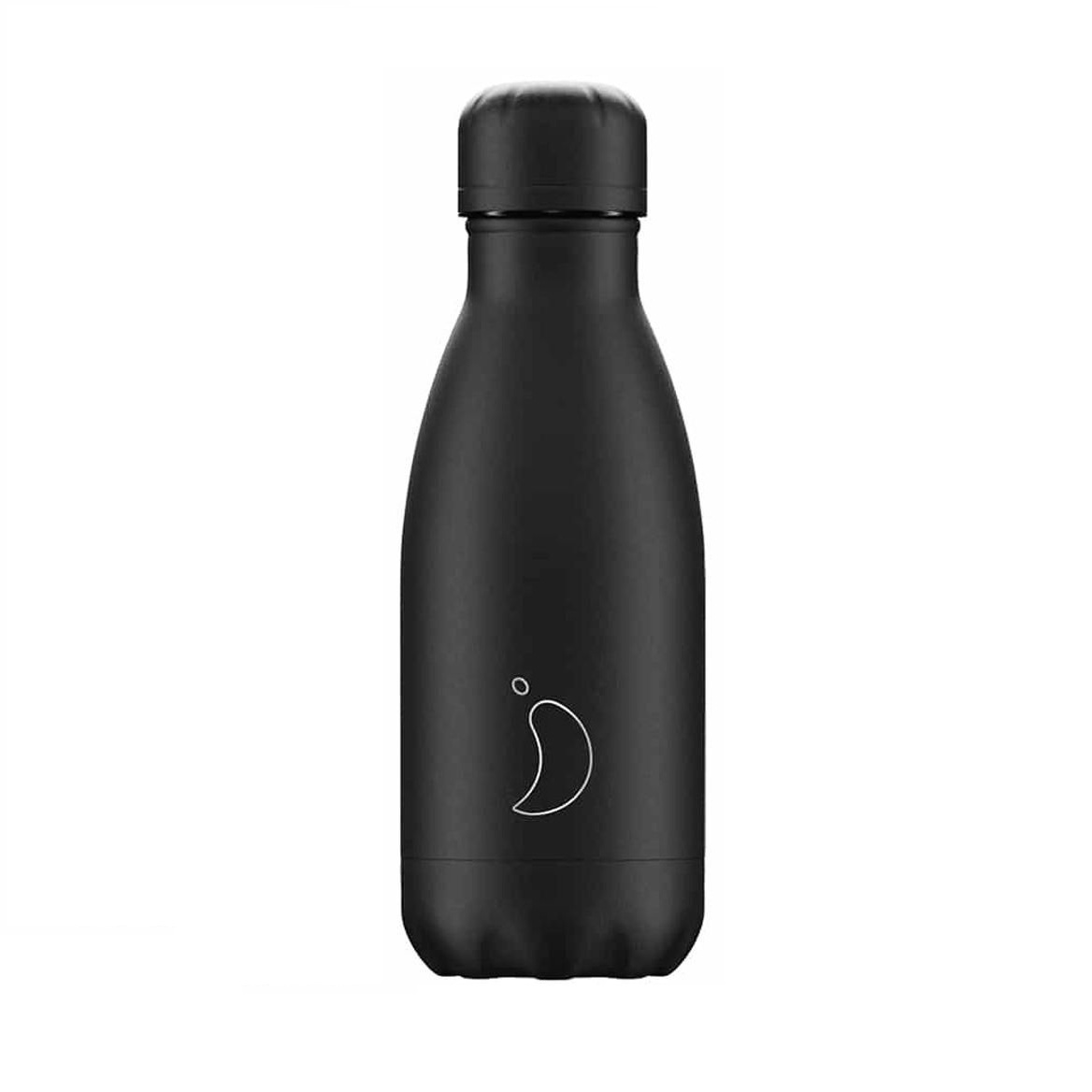 Flasche, Wasserflasche, Shaker, Trinkflasche, Wasserflasche, Schwarz, Schicht Schwarz?, Mond-Logo
