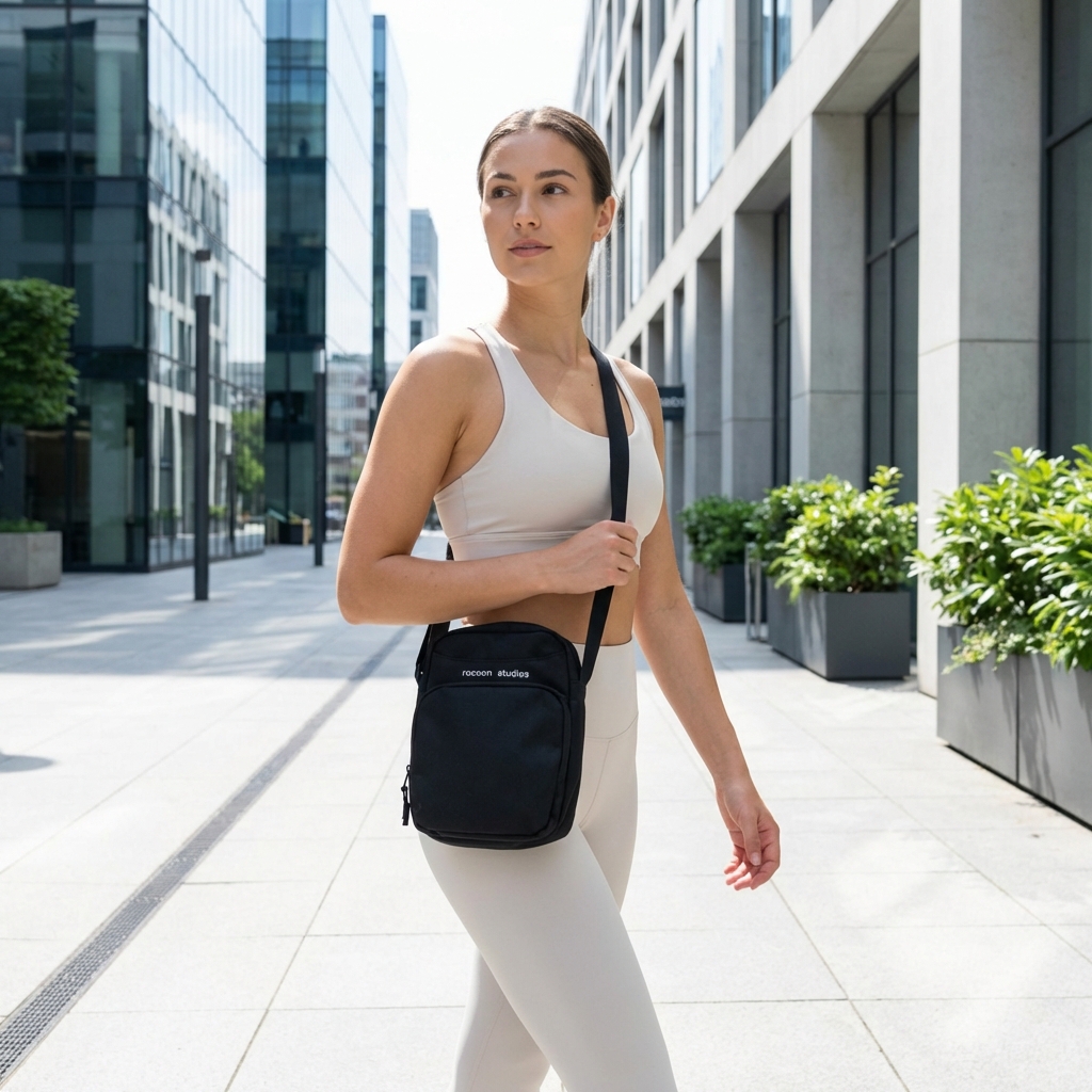 Schultertasche, kleine Tasche, schwarze Tasche, Crossbody-Tasche, Stadtstil