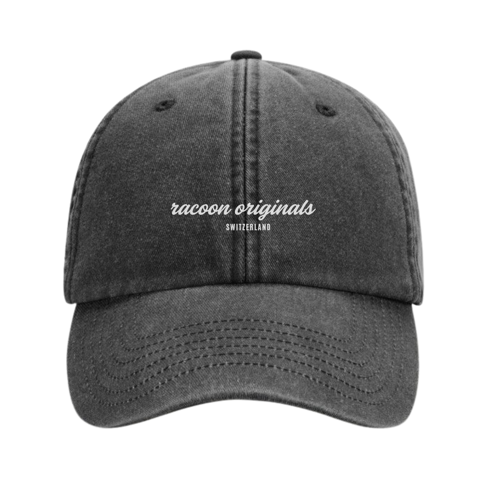 Baseball-Kappe, Mütze, Kleidung, Hut, Baseball-Kappe, Mütze, Kleidung, Hut, Baseball-Kappe, Mütze, Kleidung, Hut, baseball cap, adjustable, logo text, dunkelgrau, sechs-panelig