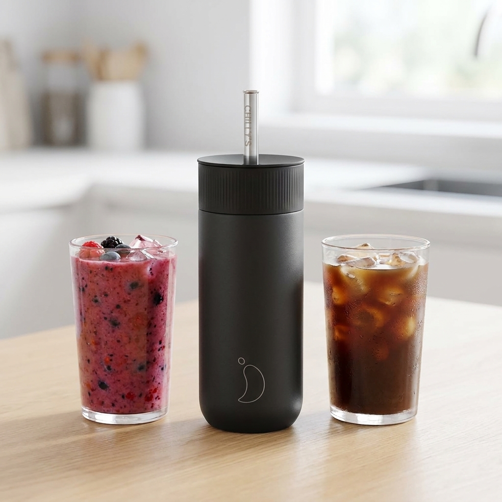 trinkflasche, insulated, ohne marke, glas, ice beverage