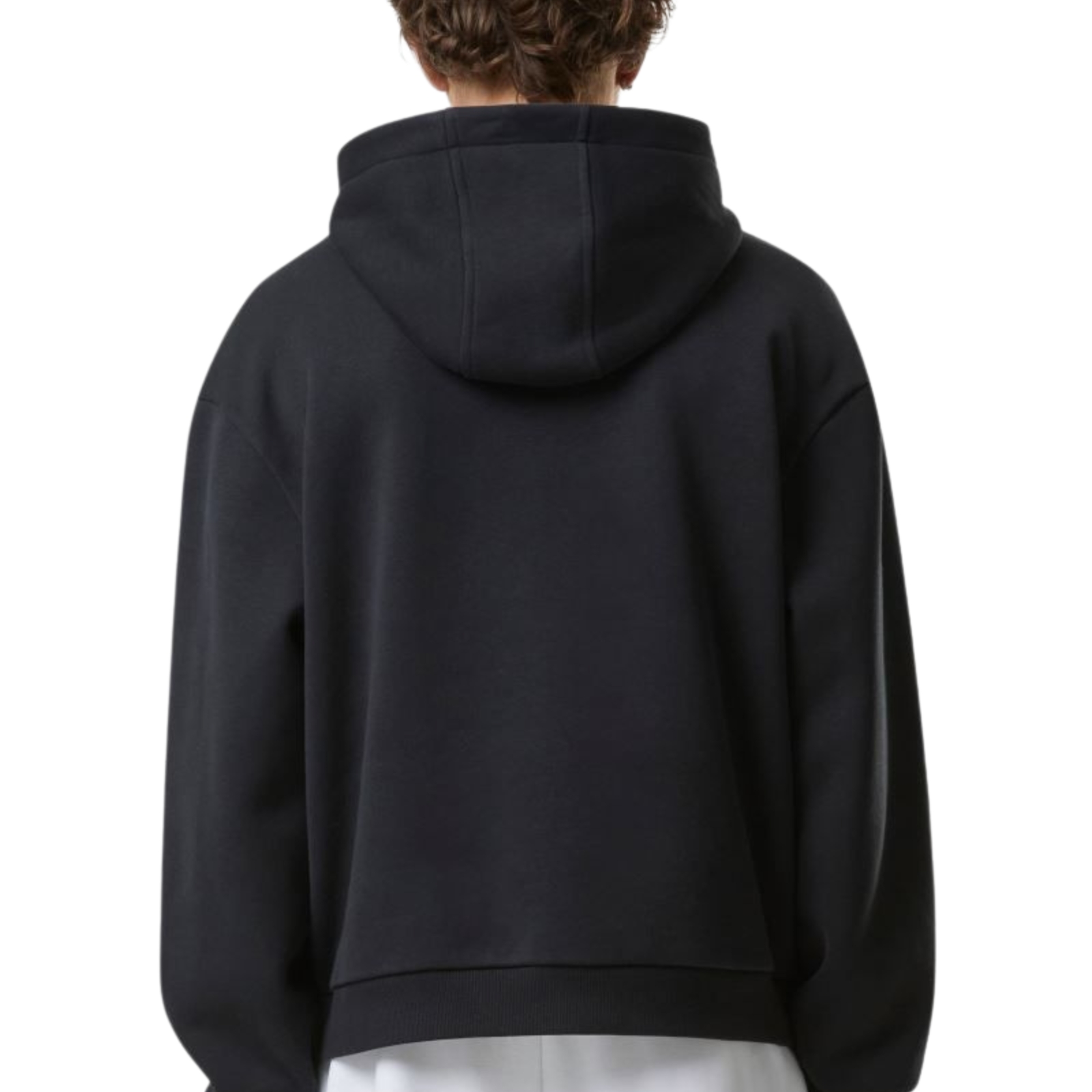 Hoodie, Hooded sweatshirt, Rückenansicht, Schwarz, Casualkleidung