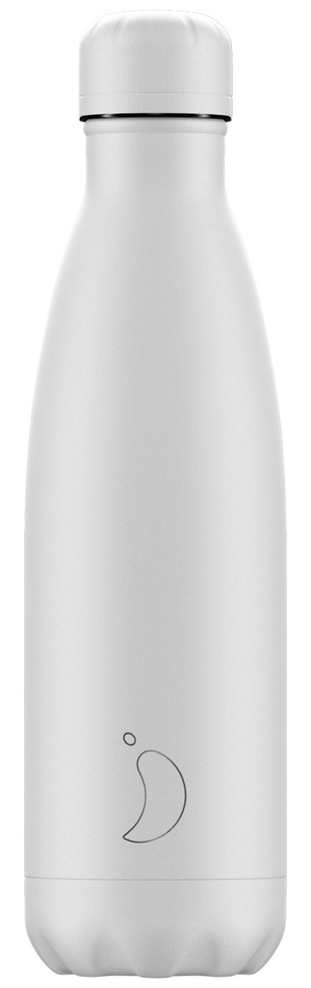 stainless steel bottle, water bottle, metal bottle, slim bottle, white bottle
