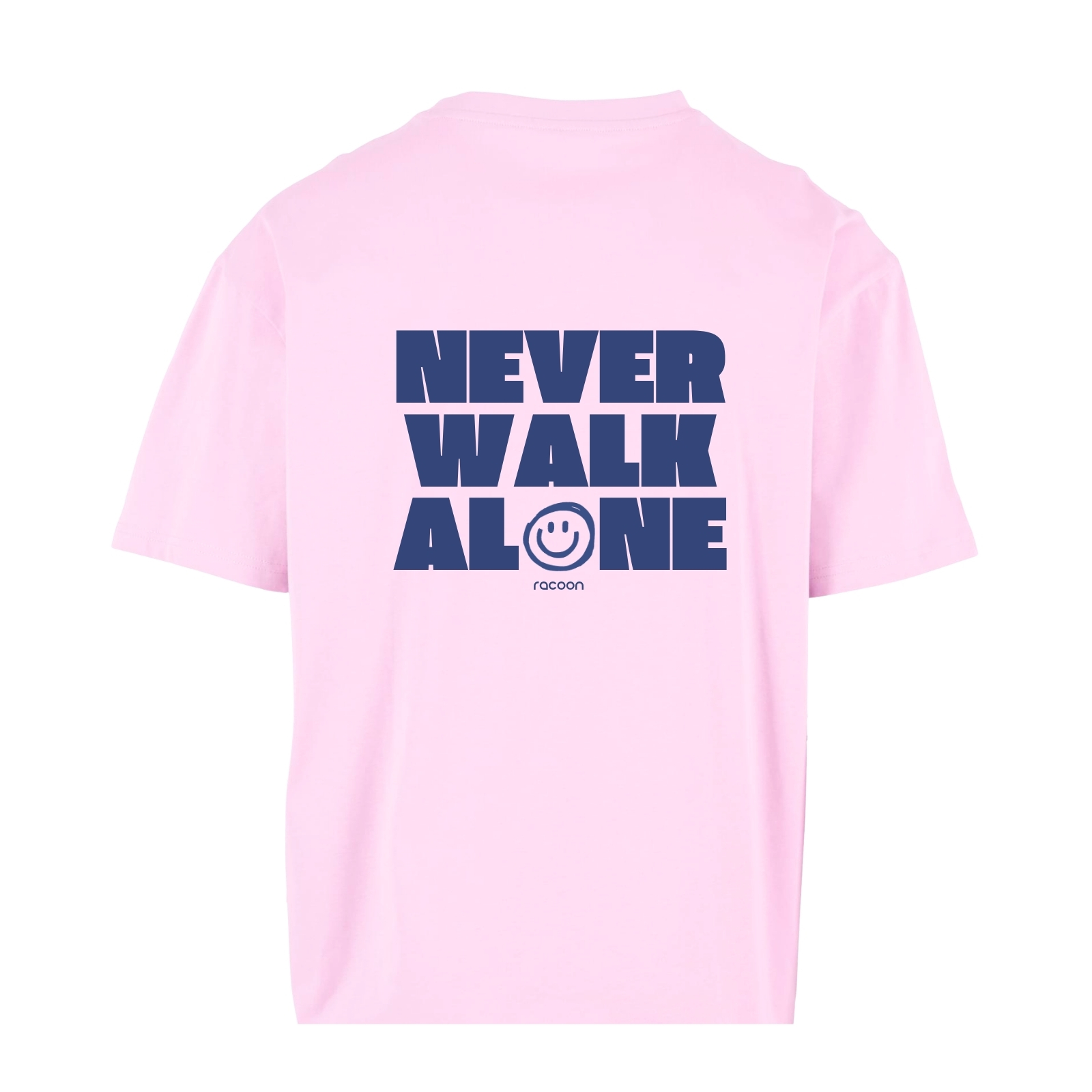 T-Shirt, Pink, Graphic, Never Walk Alone, Smiley, T-Shirt, Pink, Graphic, Never Walk Alone, Smiley