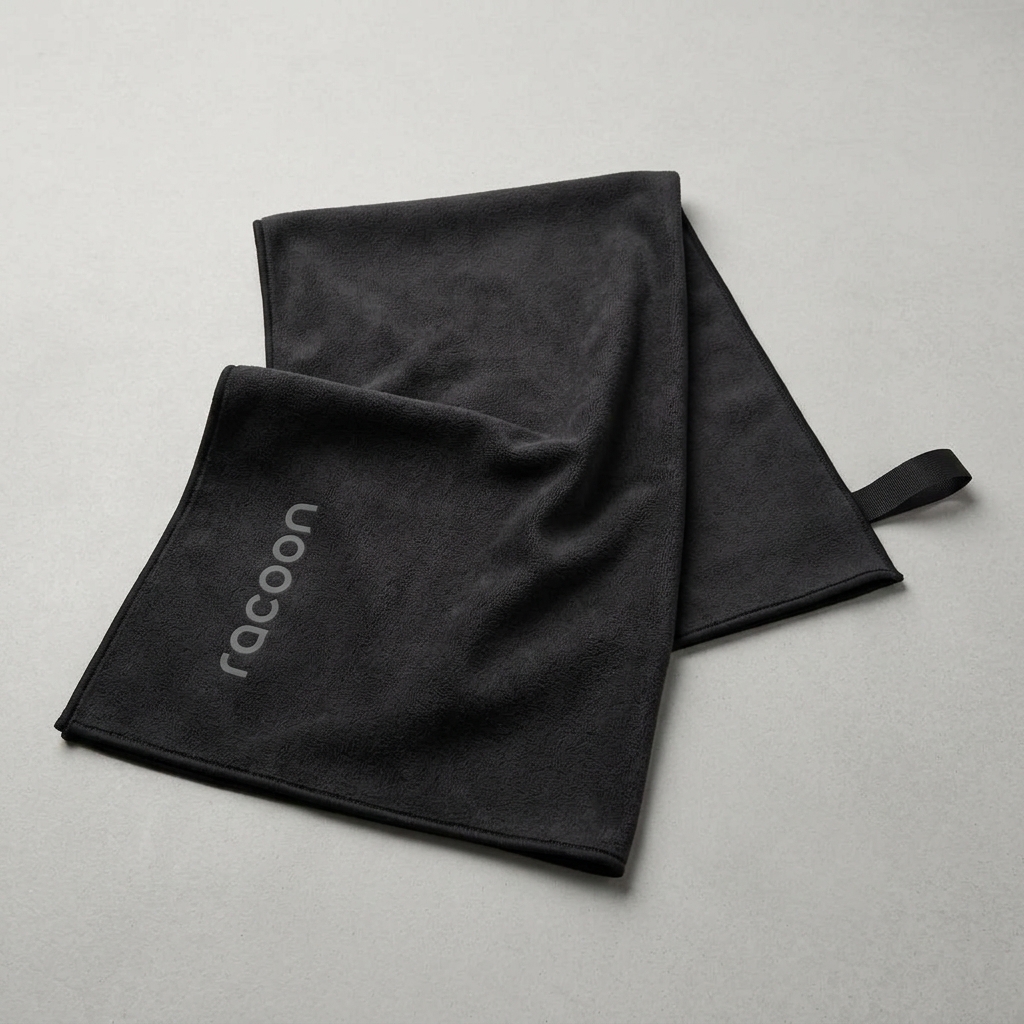 Handtuch, Schal, Tuch, Flauschig, schwarz