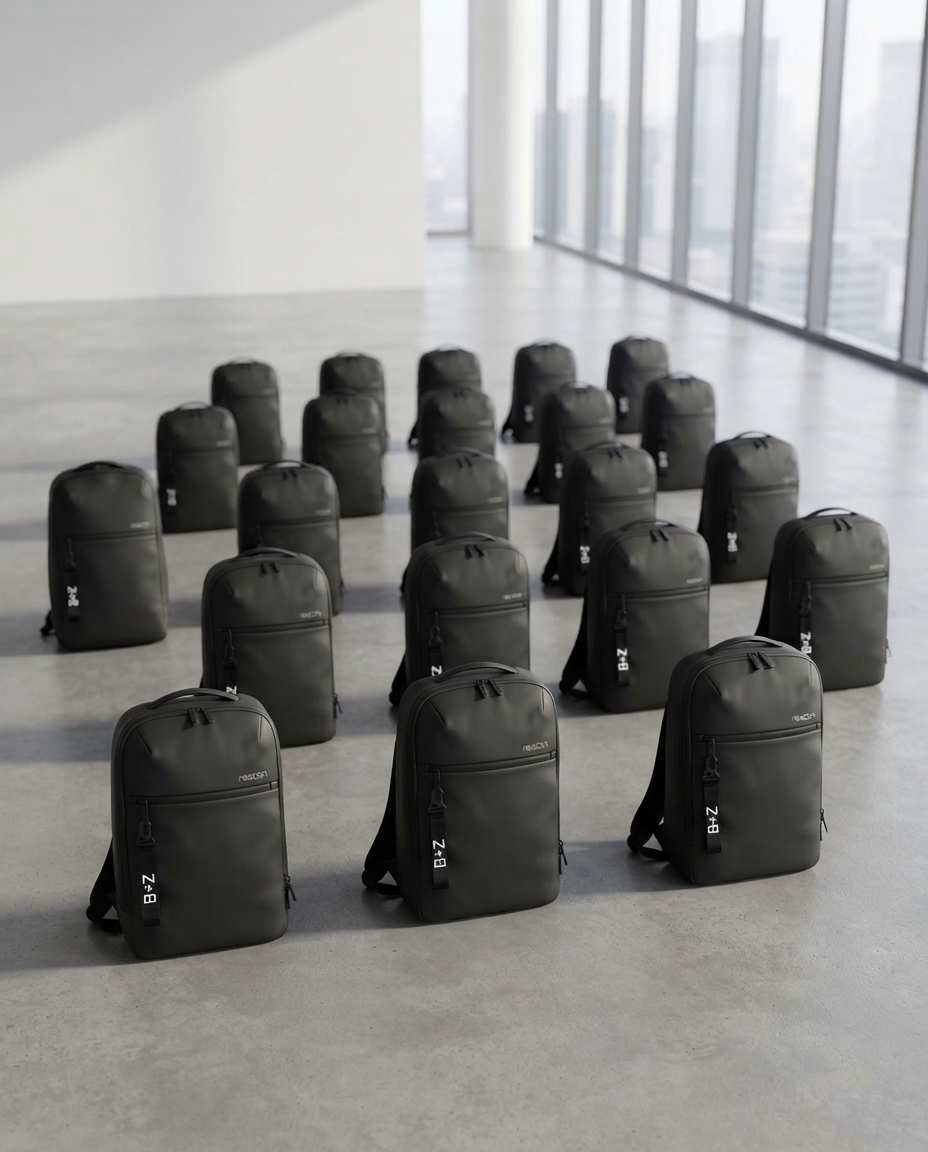 Rucksack, Rucksack, schwarz, Reisebeutel, mehrere