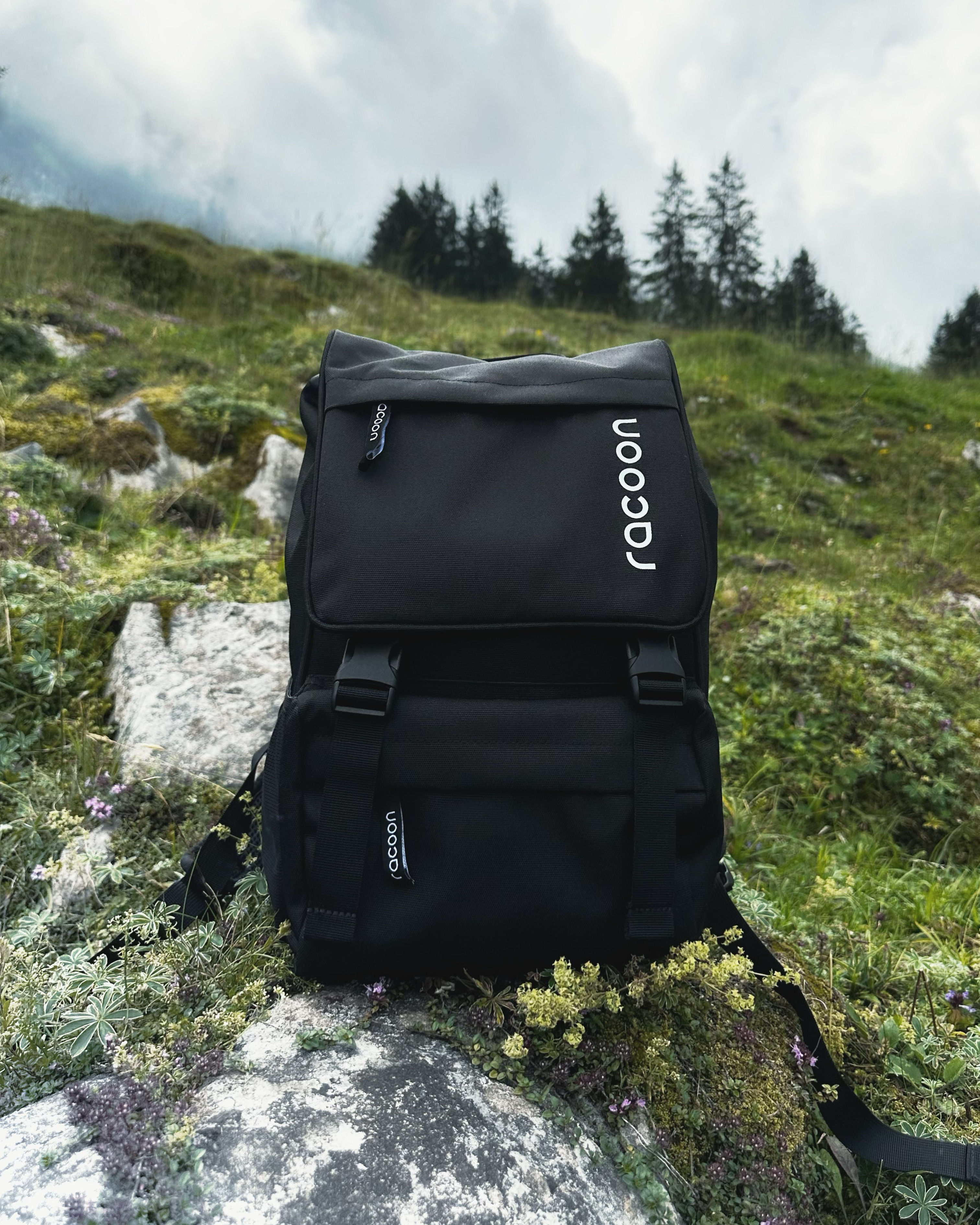 mini rucksack racoon