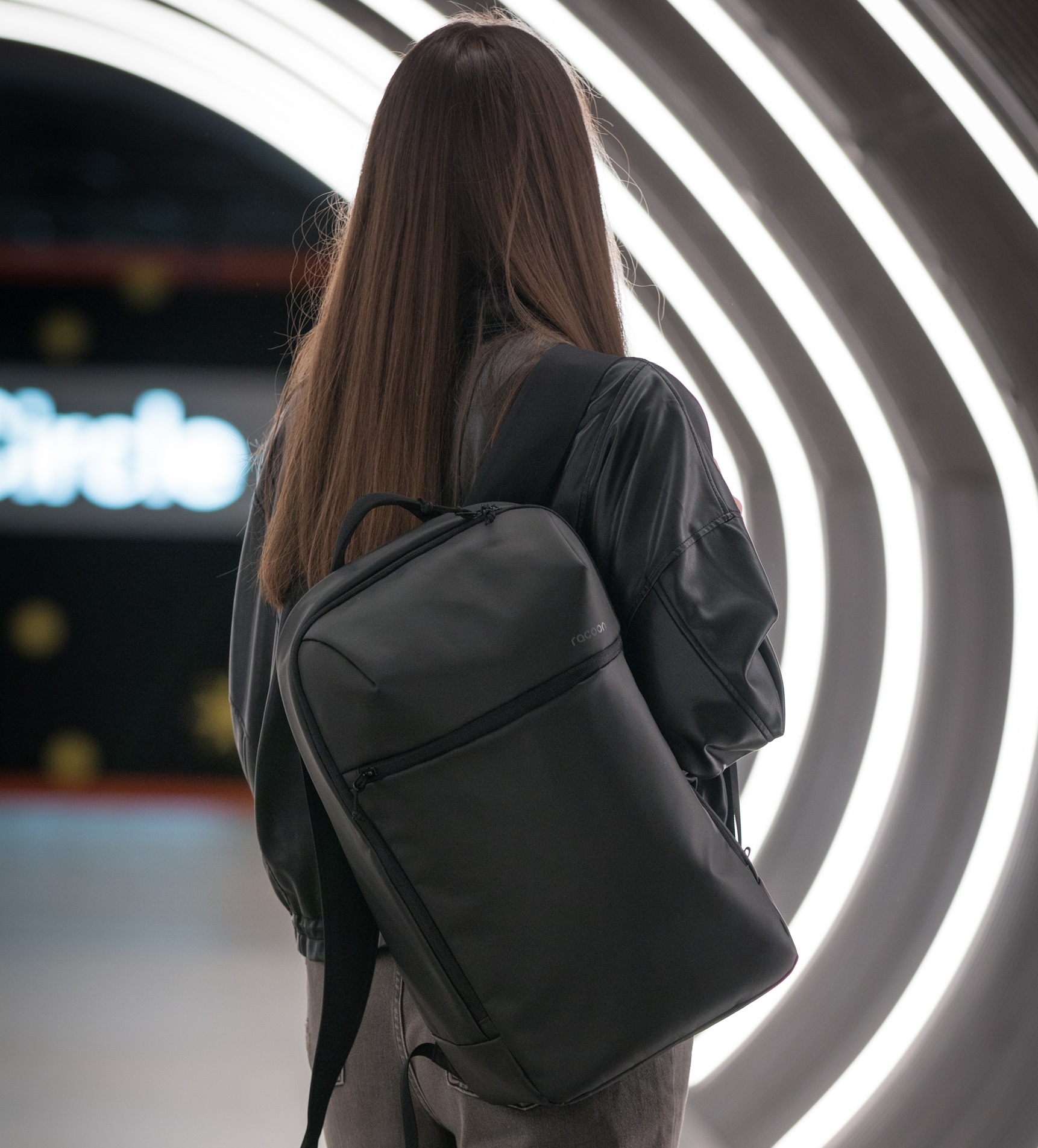 Campus-Backpack, Tasche, Erwachsener, Weiblich, Person, Frau