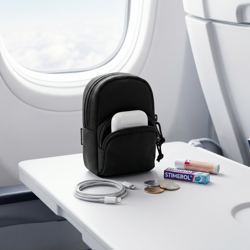 Reisetasche, Kompakt, Gepäck, Kopfhörer-Ladegerät, Zubehör, Reisezubehör, Kopfhörer-Hülle, Koffer-Accessoire, Schutzhülle, Kompakte Tasche