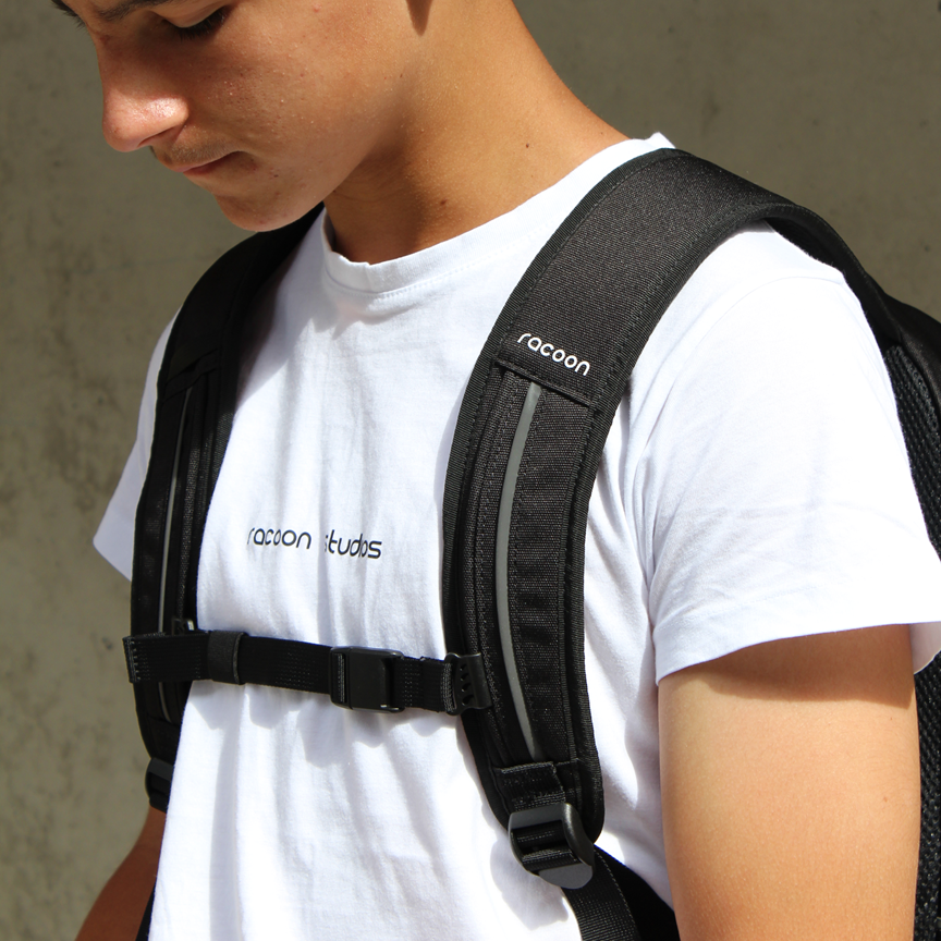 racoon everyday schulrucksack