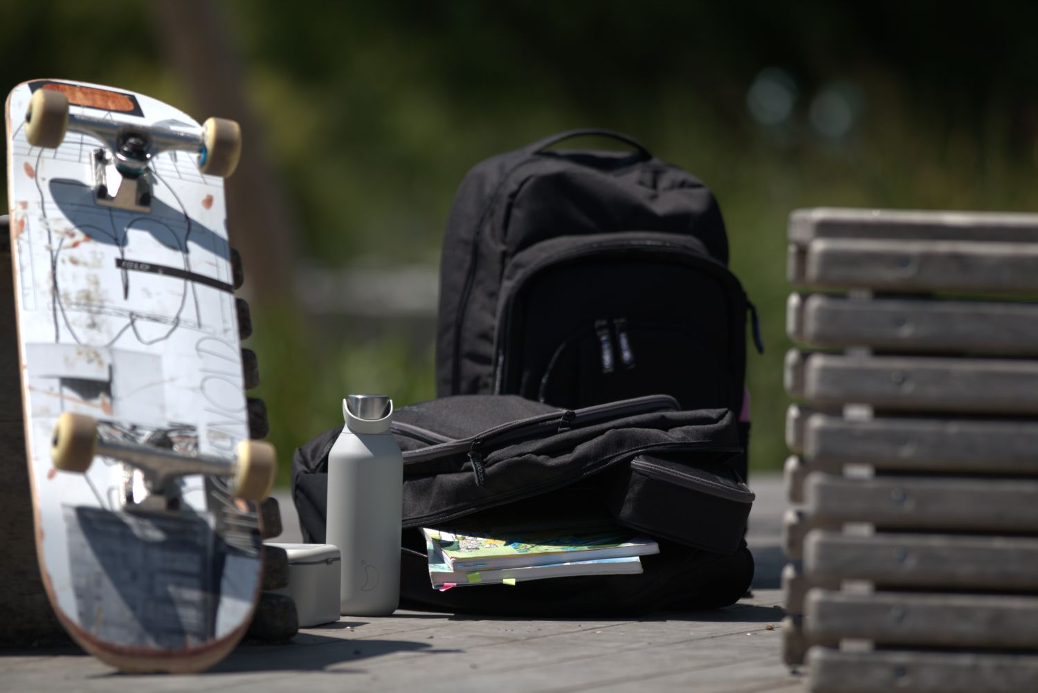 Skateboard, Tasche