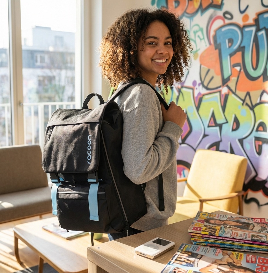 Rucksack, Schule, Canvas, Grau, Student, Rucksack, Schultasche, Canvas-Rucksack, grau Hoodie, Magazin-Sammlung