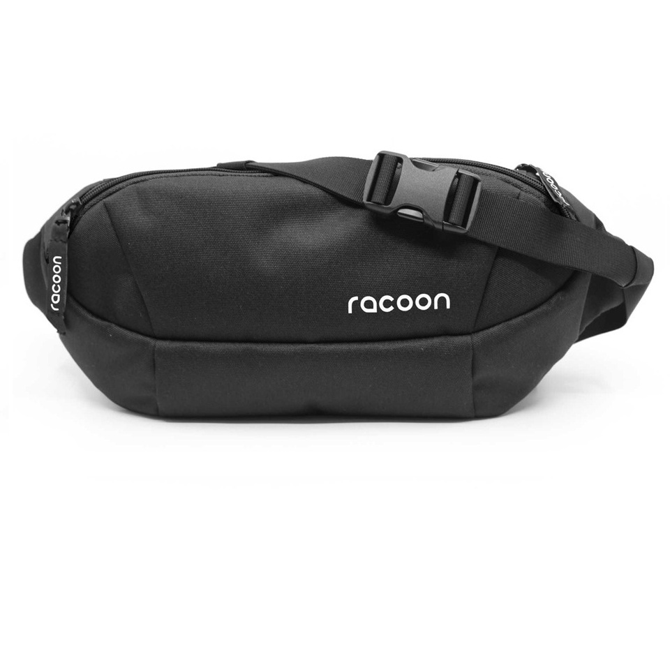 Tasche, Gürteltasche, Laufgürtel, Nylon, Schwarz, Tasche, Taschenriemen, Gürteltasche, Schwarz, Racoon